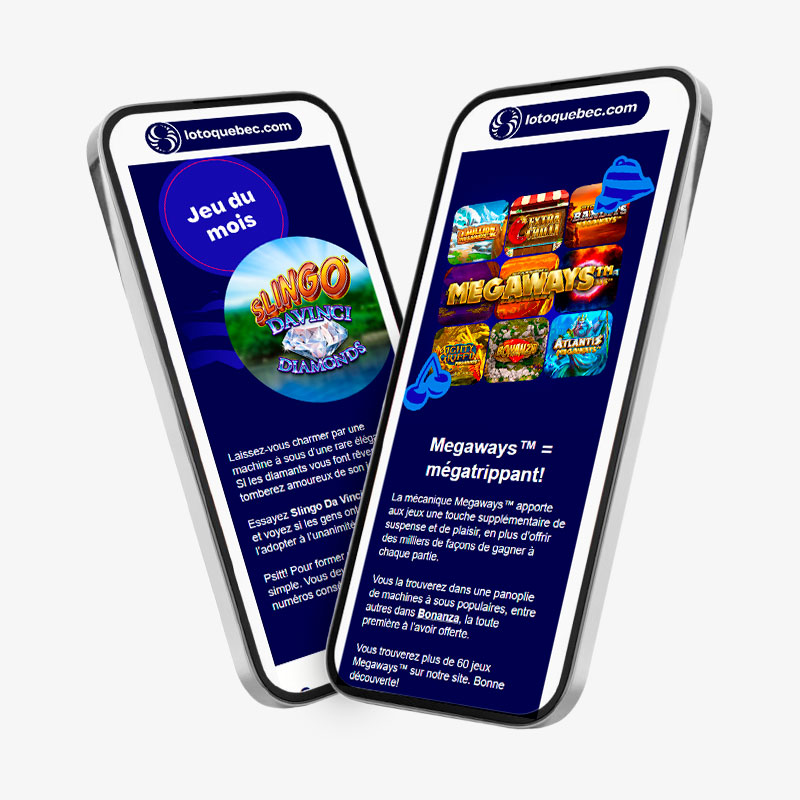 Familiarisez-vous avec des jeux proposés selon vos goûts.